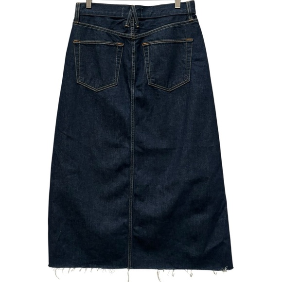 SLVRLAKE High Waist High Slit Denim Midi Skirt Size 26 NWOT - Picture 5 of 11